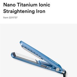 BaByliss Pro Nano Titanium Flat Iron